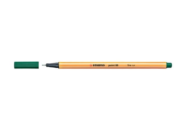 Fineliner Stabilo Point 88© 0,4 mm verde pino 88/53