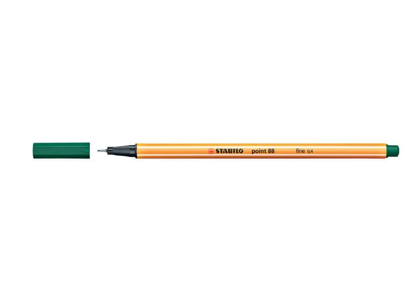 Fineliner Stabilo Point 88© 0,4 mm verde pino 88/53