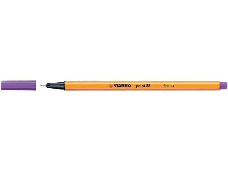 Fineliner Stabilo Point 88© 0,4 mm lilla chiaro 88/59