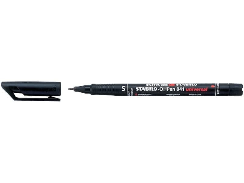 Penna Stabilo OHPen universal Superfine (S) 0,4 mm nero 841/46