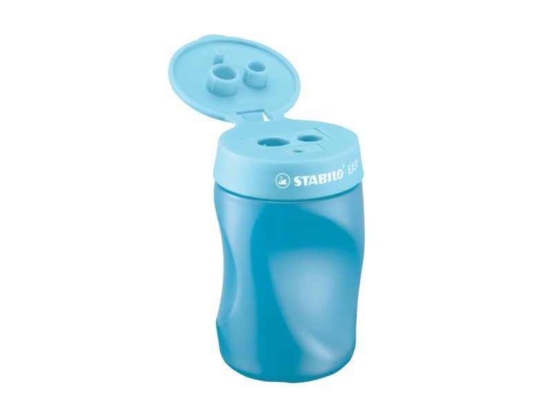 Temperamatite Stabilo Easy con serbatoio per mancini conf. 3 pz 3 fori – 4501/2