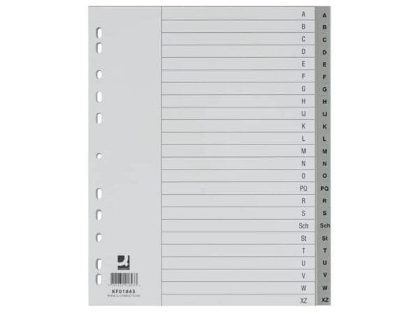 Divisori alfabetici Q-Connect A-Z 24,5x2 KF01843