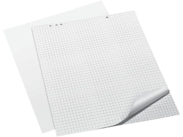Blocchi per lavagne a fogli mobili Q-Connect 68x98 cm 20 ff senza rigatura conf. da 5 pezzi - KF18928