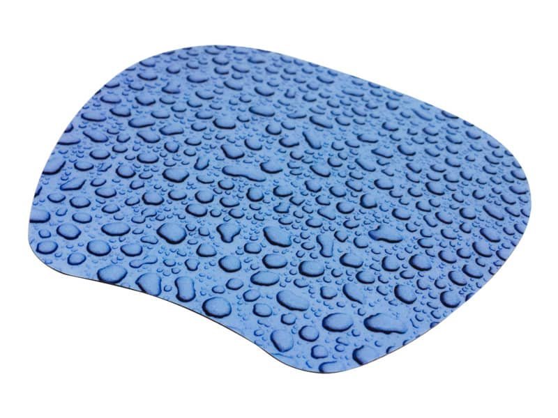 Tappetino mouse Q-Connect 21,2×17,2 cm Design Raindrop KF04559