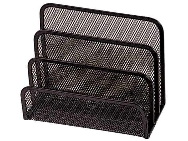 Sparticarte in metallo Q-Connect 17x13,5x8,3 cm nero KF00876