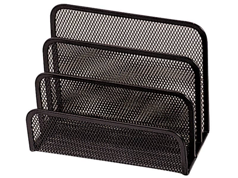 Sparticarte in metallo Q-Connect 17×13,5×8,3 cm nero KF00876