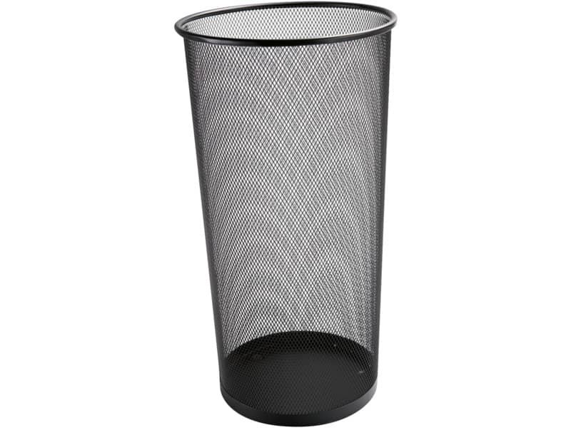 Portaombrelli in metallo Q-Connect 22.6 l h 50 cm x diametro 27,5 cm nero KF00829