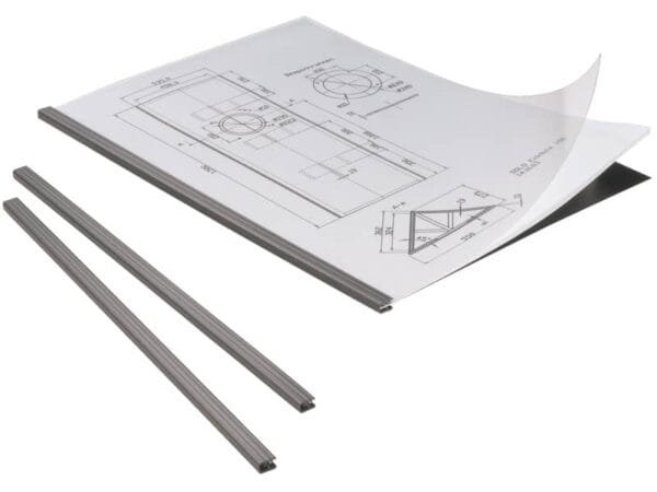 Sistema di rilegatura DURABLE SET DURAGRIP© plastica nero capacit…: 1-15 fogli A4 - 294201