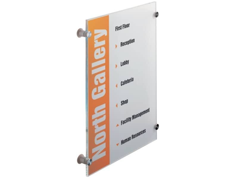 Targa DURABLE CRYSTAL SIGN acrilico trasparente 297×420 mm 482619