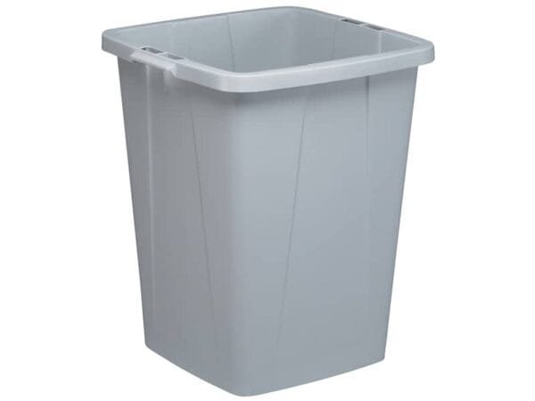 Contenitore portarifiuti DURABLE DURABIN 90 l polipropilene grigio 1800474050