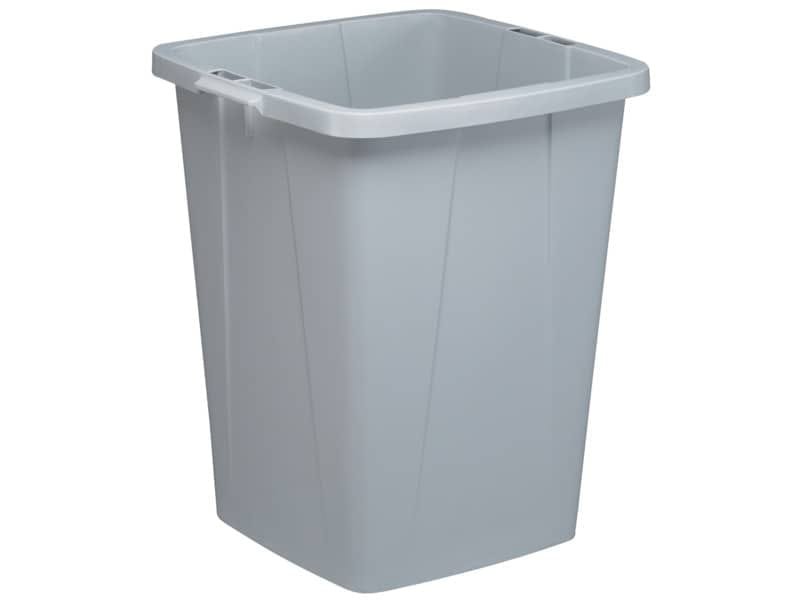 Contenitore portarifiuti DURABLE DURABIN 90 l polipropilene grigio 1800474050