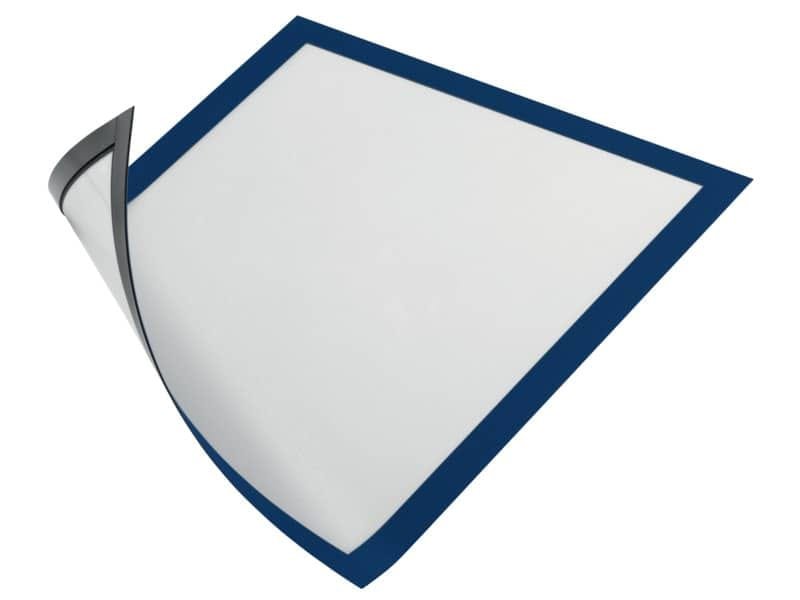 Cornici con pannello magnetico DURABLE DURAFRAME© MAGNETIC A4 PVC rigido blu scuro 236×323 mm  conf. 5 – 486907