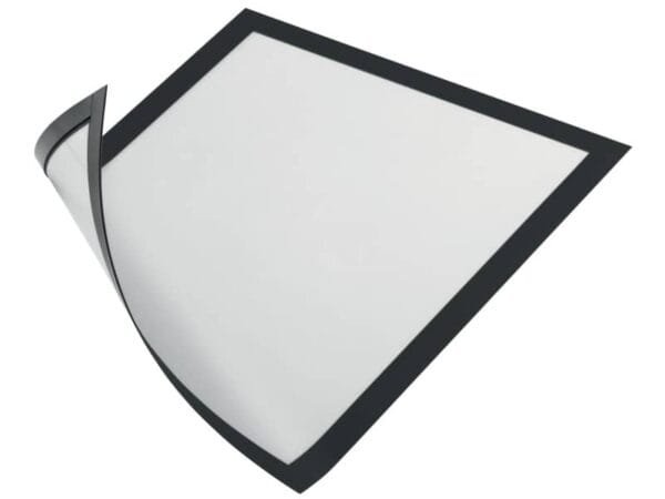 Cornici con pannello magnetico DURABLE DURAFRAME© MAGNETIC A4 PVC rigido nero 236x323 mm  conf. 5 - 486901