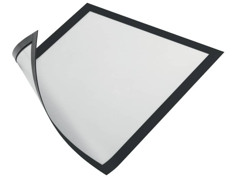 Cornici con pannello magnetico DURABLE DURAFRAME© MAGNETIC A4 PVC rigido nero 236×323 mm  conf. 5 – 486901