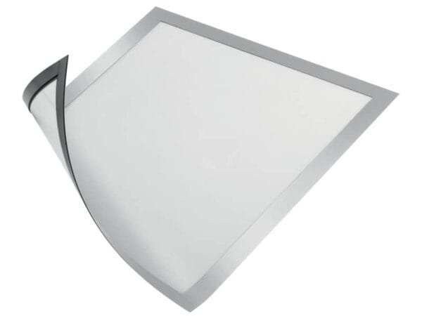 Cornici con pannello magnetico Durable DURAFRAME© MAGNETIC A4 PVC rigido argento met. 236x323 mm conf. 5 - 486923