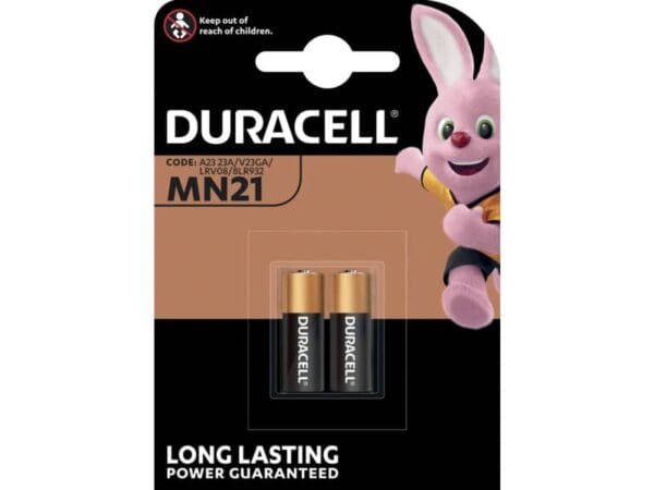 Batterie alcaline specialistiche Duracell MN21 12 v MN21 - apricancello/macchina  conf. da 2 - DU25