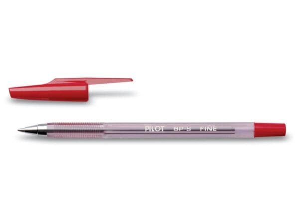Penna a sfera ricaricabile Pilot BPS punta fine 0,7 mm rosso 001608