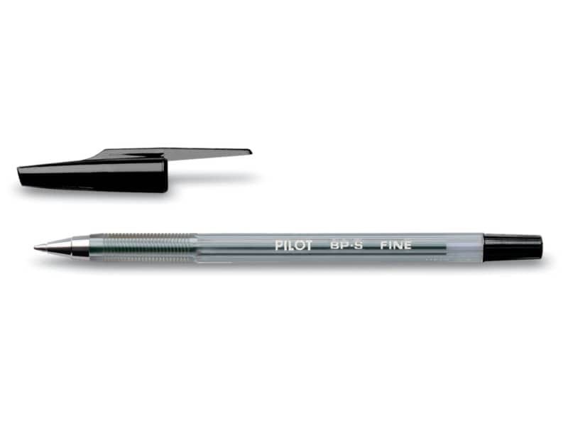 Penna a sfera ricaricabile Pilot BPS punta fine 0,7 mm nero 001606