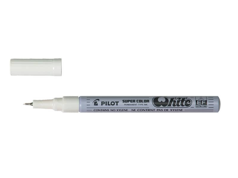Marcatore a vernice Pilot Super Color punta in fibra di acrilico 1 mm bianco – 002725