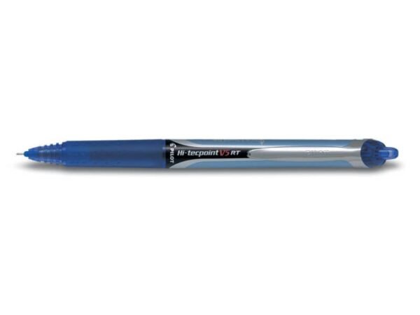 Roller Pilot Hi-Tecpoint V5 RT a scatto ricarcabile punta 0,5 mm blu - 006781