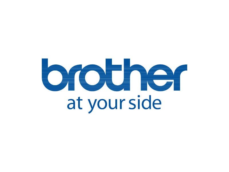 Rotolo di etichetta continua in carta adesiva nero/bianco Brother 29 mm x 30,48 mt – DK22210