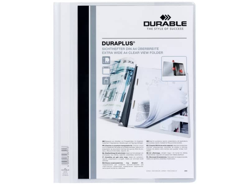 Cartellina ad aghi DURABLE DURAPLUS© A4 bianco 257902