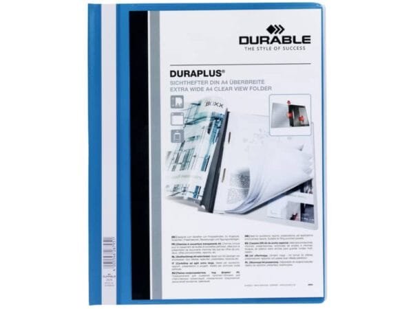 Cartellina ad aghi DURABLE DURAPLUS© A4 azzurro 257906