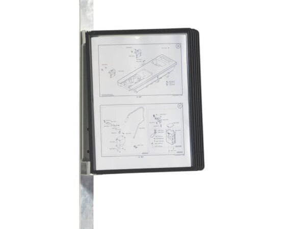 Leggio da parete DURABLE VARIO© MAGNET WALL 5 pannelli A4 nero - 591401