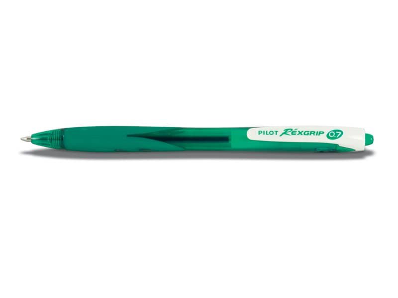 Penna a sfera ecologica Pilot Rexgrip Begreen – 0,7 mm – Tratto F – verde – 040018