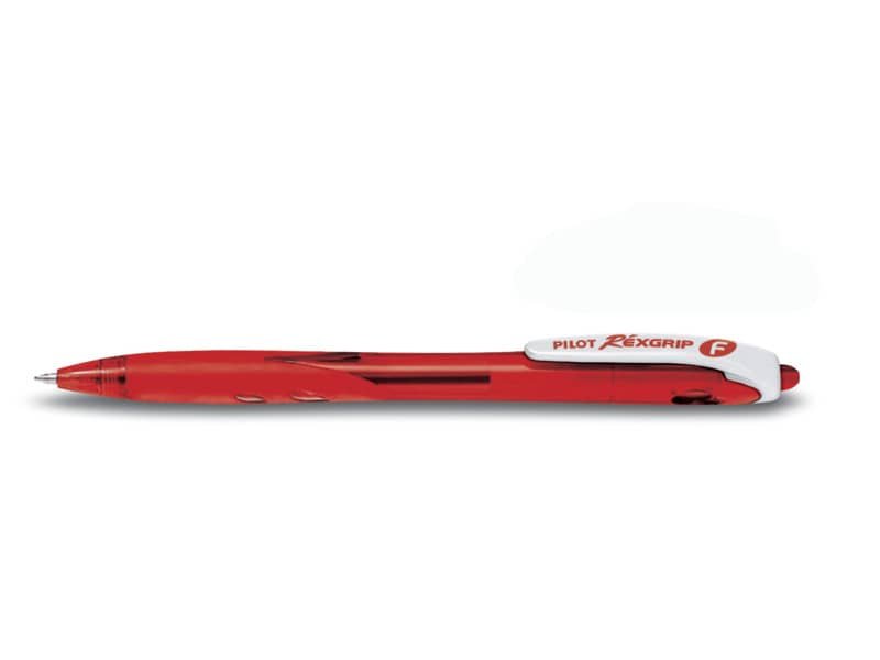 Penna a sfera ecologica Pilot Rexgrip Begreen – 0,7 mm – Tratto F – rosso – 040017