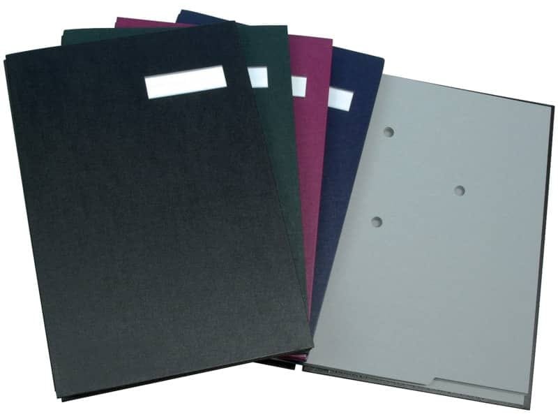 Libro firme Q-Connect 20 pagine 24×35 cm blu KF31012