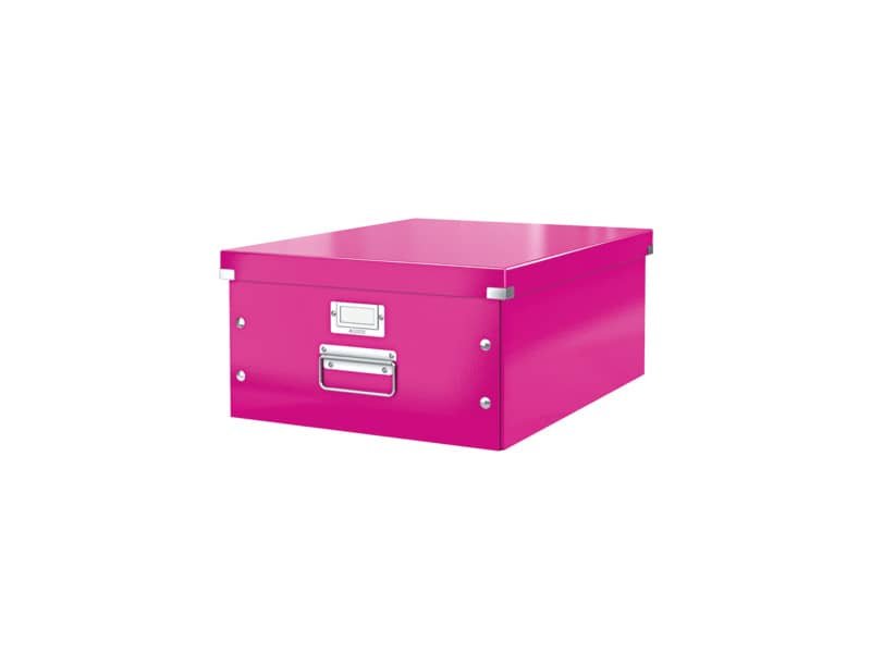 Scatola per archiviazione universale ”L” Leitz CLICK & STORE 36,9x20x48,2 cm Leitz fucsia metallizzato – 60450023