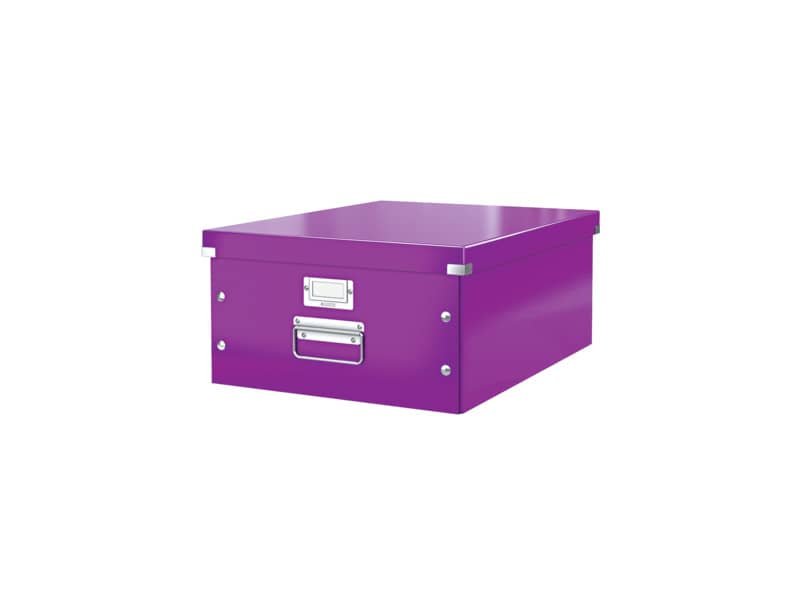 Scatola per archiviazione universale ”L” Leitz CLICK & STORE 36,9x20x48,2 cm Leitz viola metallizzato – 60450062