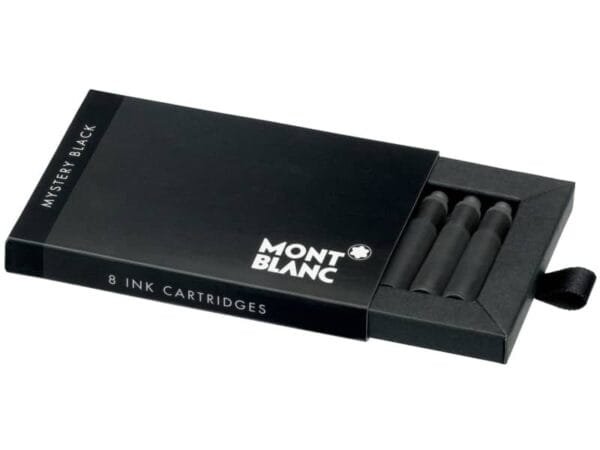 Confezione da 8 cartucce Montblanc per stilografica nero - MB128197