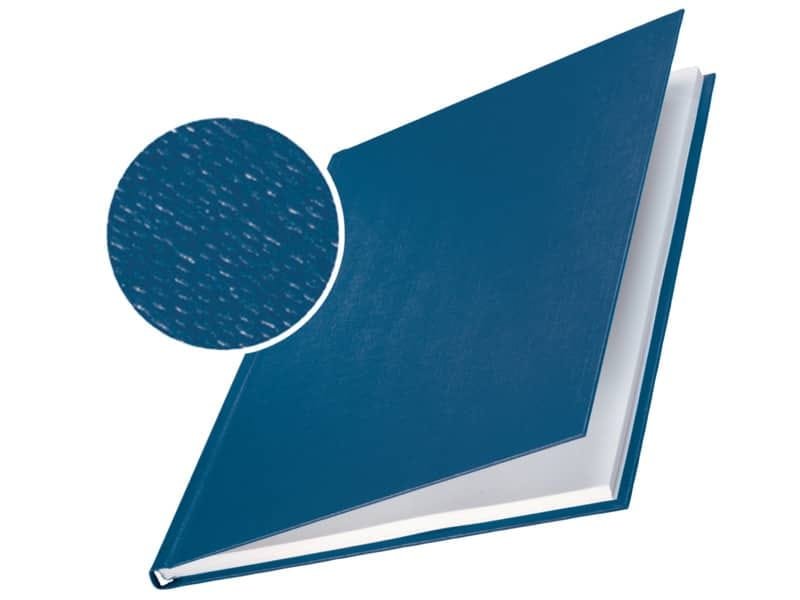 Copertina rigida max 211-245 fogli Leitz impressBIND in cartone con dorso da 24,5 mm A4 blu  conf. da 10 – 73960035