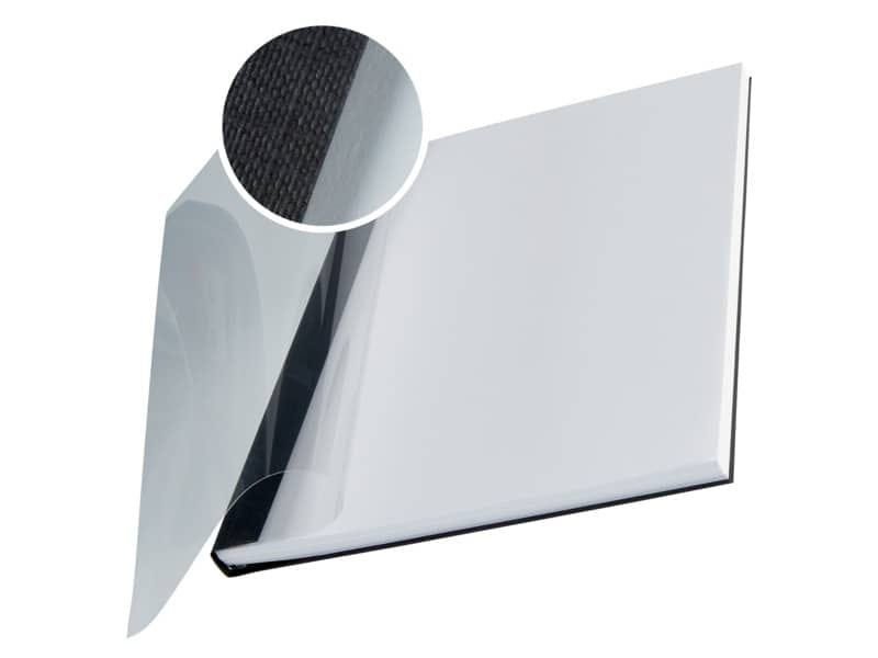 Copertina flessibile max 71-105 fogli Leitz impressBIND in PPL con dorso da 10,5 mm A4 nero  conf. da 10 – 74140095