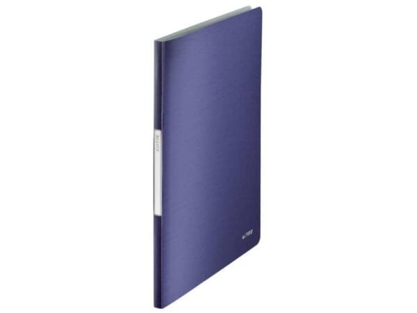 Portalistini a fogli fissi - 80 fogli Leitz STYLE in PPL con 40 buste A4 blu titanio - 39590069