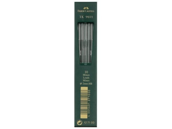 Mine Faber Castell Super Polymer 2 mm HB conf. 10 pezzi - 127100