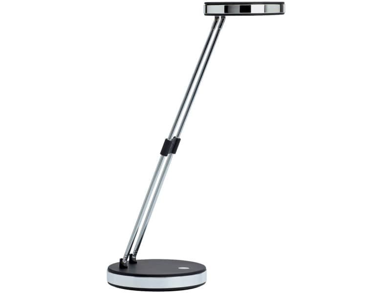 Lampada da scrivania a LED MAULpuck acciaio nero Z800023