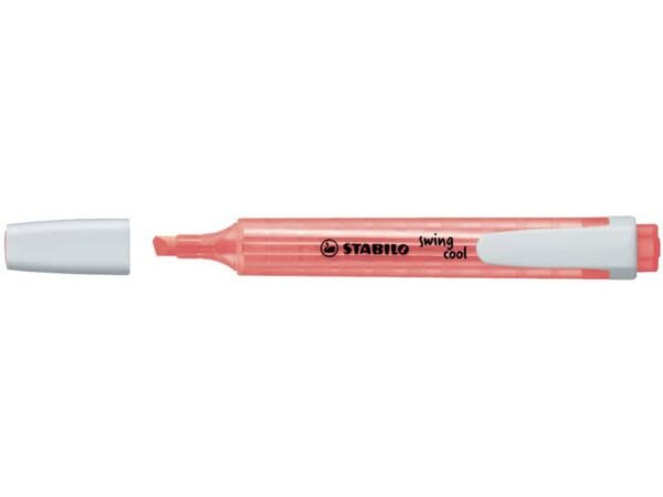 Evidenziatori Swing Cool Fluo Stabilo rosso 275/40