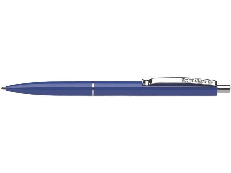 Penna a sfera a scatto Schneider K 15 ricaricabile tratto M blu Conf. 50 pezzi – P003083