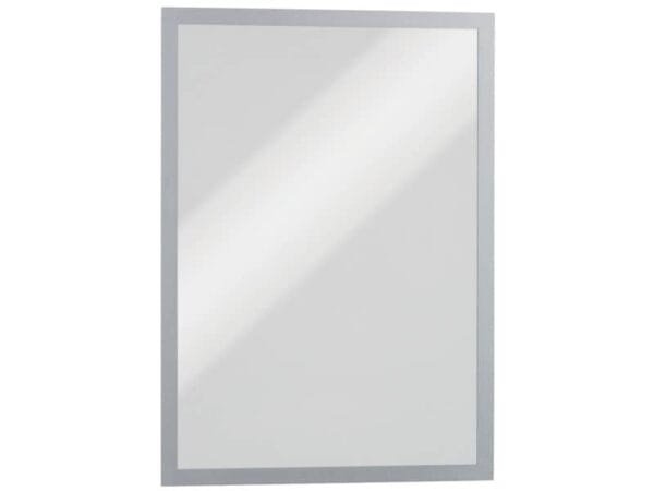 Cornici con pannello magnetico DURABLE DURAFRAME© MAGNETIC A3 PVC rigido argento met. 323x446mm conf. 5 - 486823