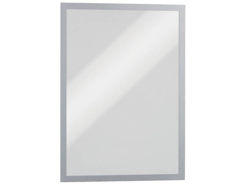 Cornici con pannello magnetico DURABLE DURAFRAME© MAGNETIC A3 PVC rigido argento met. 323x446mm conf. 5 – 486823