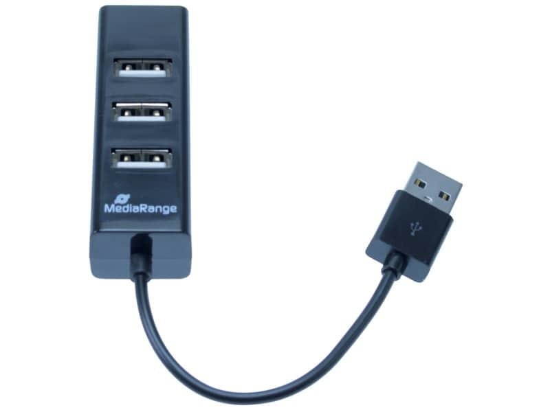Hub Media Range USB 2.0 con quattro porte alimentato tramite porta USB MRCS502
