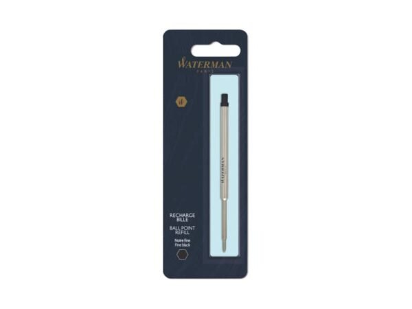 Refill penna a sfera Waterman in blister Waterman punta fine - nero 1964017