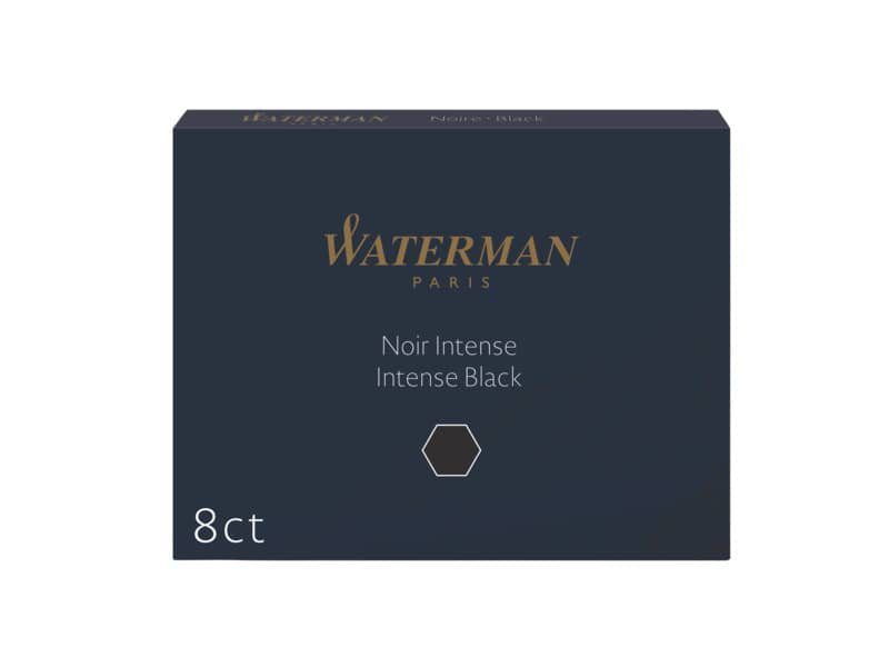 Cartucce inchiostro per Stilografica Waterman in conf. 8 pezzi Waterman inchiostro nero – S0110850