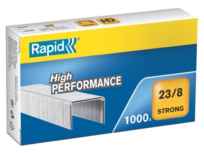 Punti metallici Rapid Strong conf. da 1000 punti Rapid passo 23/8 24869800