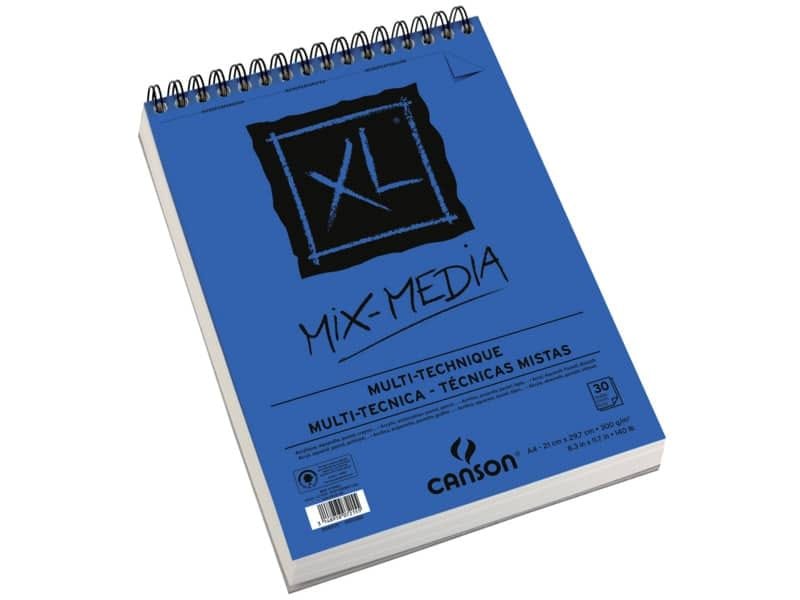 Album spiralato CANSON XL Mix Media bianco 300 g/mý 30 fogli A4 C200807215