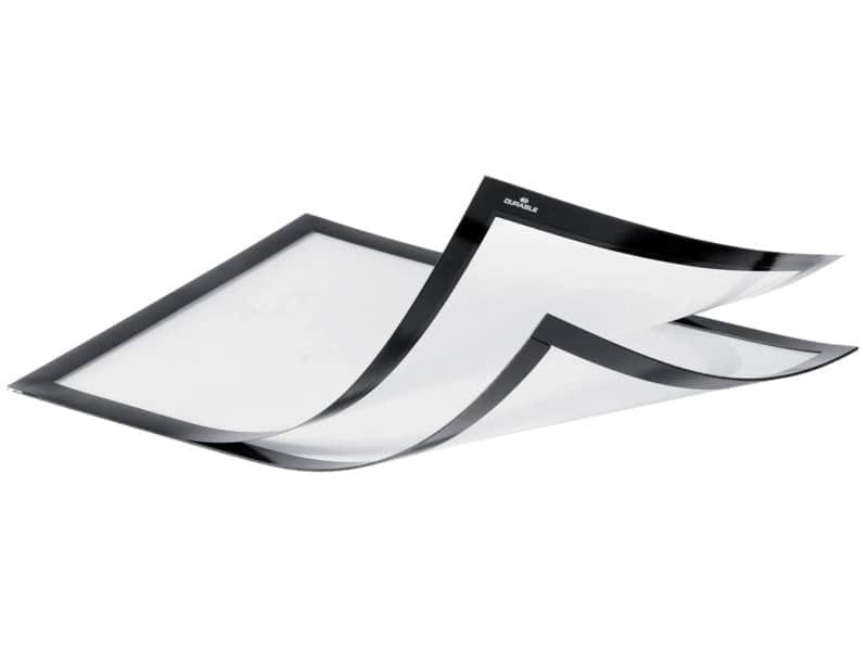 Cornici con pannello magnetico DURABLE DURAFRAME© MAGNETIC PLUS A4 nero 236x323mm  conf. 2 – 498501
