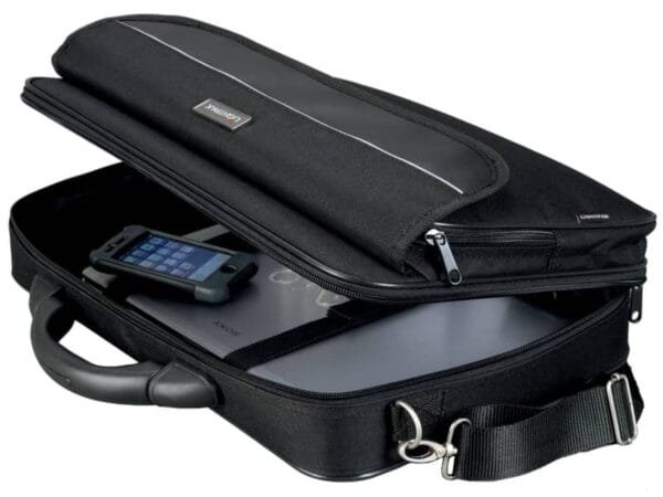 Borsa portacomputer Lightpak ELITE in poliestere nero L 42x10,5x33 cm fino a 17'' nero - 46111